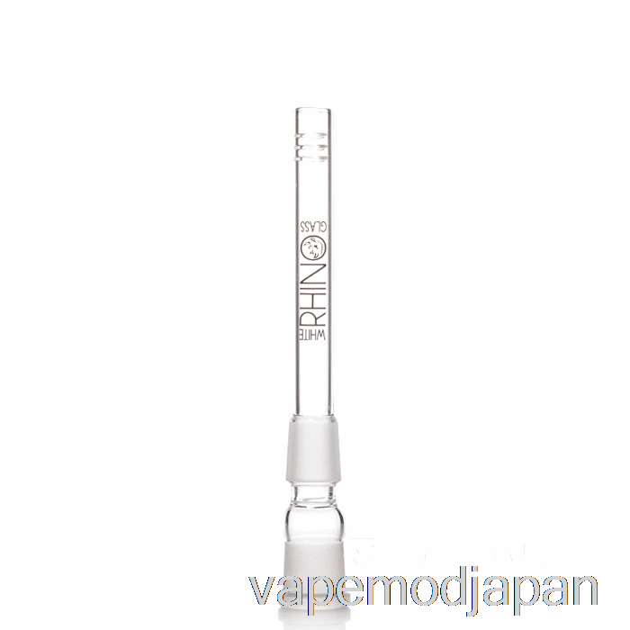 VAPE ジャパン ホワイト ライノ 19/19 ガラス ダウンステム 5 インチ